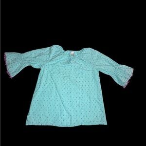Wonder Nation Youth  XLarge (14-26) mint green top k 208